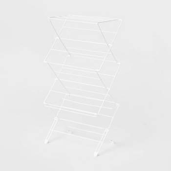 Folding Steel Drying Rack White - Brightroom™