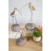 Painted Clay Shore Birds on Rock Bases – Handmade Coastal Decor, Set of Three by Kalalou - 3 of 3