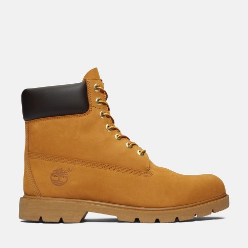 Timberland Men's Classic 6-Inch Waterproof Boots, Wheat Nubuck, 10.5