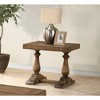 Best Master Furniture,Amy 27" Transitional Wood End Table - 2 of 3