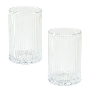 Cameo Toothbrush holder, Holds Your Toothbrushes and Toothpaste - Great Makeup Brush Holder, Non-Slip Protective Silicone Feet, Heavy Duty Glass - 1 of 4