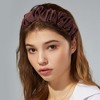 Unique Bargains Women's Solid Color Pleated Headband 1 Pc - 2 of 4