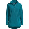 Lands' End Women's Anyweather Quarter Zip Fleece Tunic Pullover - 3 of 4