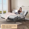 Twin-Size Adjustable Bed Frame , Easy Assembly, Independent Head and Foot Adjustments, Compatible with Memory Foam & Latex Mattresses - 3 of 4