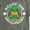Men's - Garfield - Ready For Shenanigans Patrick's Day Short Sleeve Graphic T-Shirt - 2 of 4