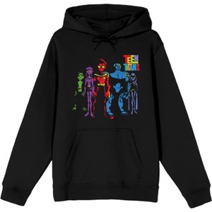 Teen Titans Animated Series Robin Raven Cyborg Hoodie for Men : Target