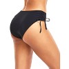 FIONECA Women Mid Waist Bikini Bottoms - Full Coverage Swim Bathing Suit Bottom Side Tied Swimsuit Bottoms - 4 of 4