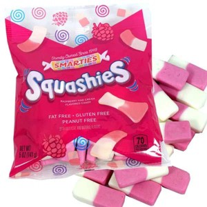 Smarties Squashies – Soft & Chewy Foam Gummies – Available in Multiple Flavors – 1 Pack or 12 Pack Case - 1 of 4