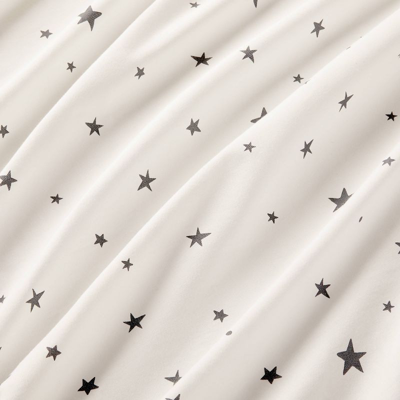 Cotton Fitted Crib Sheet - Star Print - Cloud Island&#8482;, 4 of 6
