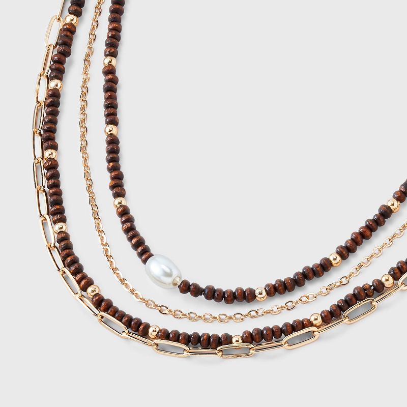 Beaded Multi-Strand necklace - A New Day™, 5 of 6