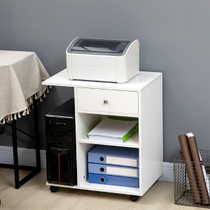 NicBex Mobile File Cabinet Storage Cabinet Organizer with Drawer and Cabinet, Printer Stand with Castors for Home, Office - 1 of 4