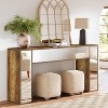 Tribesigns 62.99-Inch Mirrored Console Table - 4 of 4