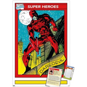Trends International Marvel Trading Cards - Daredevil Unframed Wall Poster Prints - 1 of 4