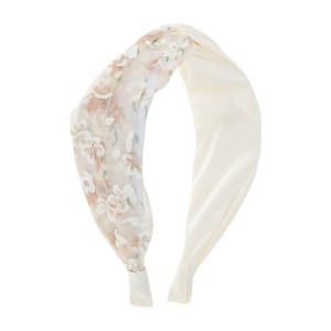 Unique Bargains Women's Cute Mesh Cross Headbands 1 Pc - 1 of 4