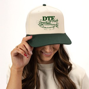 Simply Sage Market Down To Fish Canvas Trucker Hat - 1 of 2