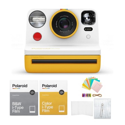 Polaroid Now VF i-Type Instant Camera Yellow Bundle with Film &  Accessory Kit