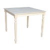 International Concepts Solid Wood Top Table - Turned Legs - 4 of 4