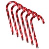 Northlight Lighted Blinking Candy Cane Outdoor Christmas Pathway Markers - 12" - Red and White - Set of 6 - 3 of 3