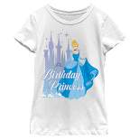Girl's Cinderella Birthday Princess T-Shirt