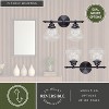 VAXCEL Huntley Bronze Farmhouse Schoolhouse Bathroom Vanity Fixture - 4 of 4