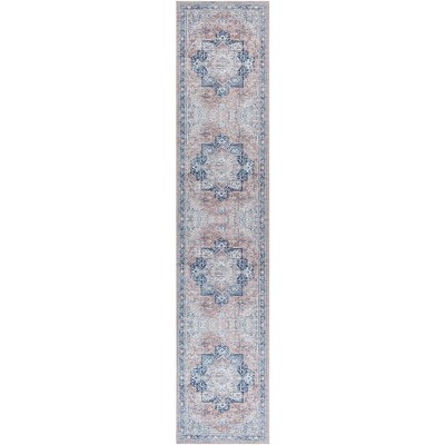 Mark & Day Worthville 2'7"x12' Runner Washable Woven Indoor Area Rugs Rust: Stain-Resistant, Traditional, Low Pile