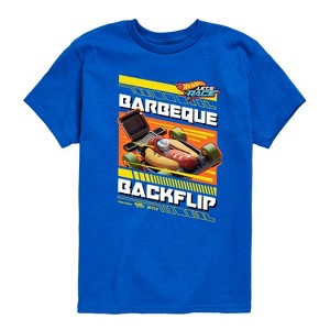 Boys' - Hot Wheels - Let's Race Barbeque Backflip Short Sleeve Graphic T-Shirt - 1 of 4
