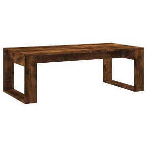 vidaXL Coffee Table White Engineered Wood Medium Modern Coffee Table - 1 of 4