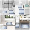BAGOKIE 3 Piece Microfiber Bathroom Rug Set - 3 of 4
