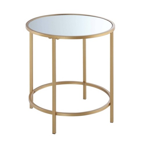 Mirrored end hot sale table target