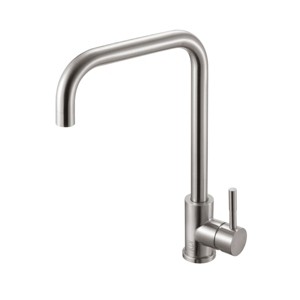 Elegant Lighting Levi Single Handle Pull Down Sprayer Kitchen Faucet in Brushed Nickel - 1 of 4