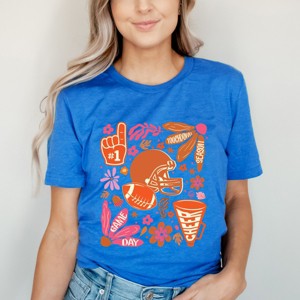 Simply Sage Market Touchdown Season Collage Short Sleeve Tee - 1 of 4
