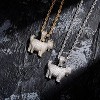 TOPGRILLZ Goat Chain Gold Necklace for Men Eagle Chain Rope Iced out Cubic Zirconia 14K Gold Plated Stainless Steel Necklace 24" Birthday Gifts - 3 of 4
