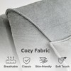 Evita Bean Bag Chair for Adults with Footstool, Memory Foam Couch with Ottoman -57.09*28.74*32.68 Inch, ( Including Pillow) - 3 of 4