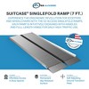 EZ-ACCESS SUITCASE Portable Singlefold Ramp w/Ergonomic Handles, Extruded Tread, and Self Adjusting Bottom Transition Plates - 2 of 4