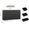 Wood Dresser with 12 Drawer, Modern Chest of Dressers for Bedroom - 2 of 4
