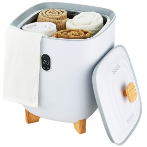 VEVOR Towel Warmer 25L, Towel Warmer Bucket with 2 Heating Modes, 20/40/60/90 Min Auto Shut Off, Bottom Heating Columns, Large Towel Warmer - 1 of 4