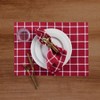 Solino Home Linen Dinner Napkins | Windowpane - 2 of 4