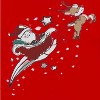 Mi Amore Gigi Holiday Santa and Reindeer Pajama Set - 2 of 2