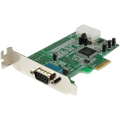 StarTech.com 1 Port Low Profile PCI Express Serial Card - 16550 - 1 x 9-pin DB-9 Male RS-232 Serial PCI Express