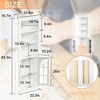 Corner Storage Cabinet, 63.3" Tall Freestanding 5-Tier Corner Display Cabinet With Doors And Adjustable Shelves For Living Room Dining Room Office - 2 of 4
