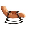 CAVINAS Casual Folding Rocking Chair, Upholstered Lounge Chair, Adjustable High Back and Foot Rest, Accent Chair with Side Pockets - 4 of 4