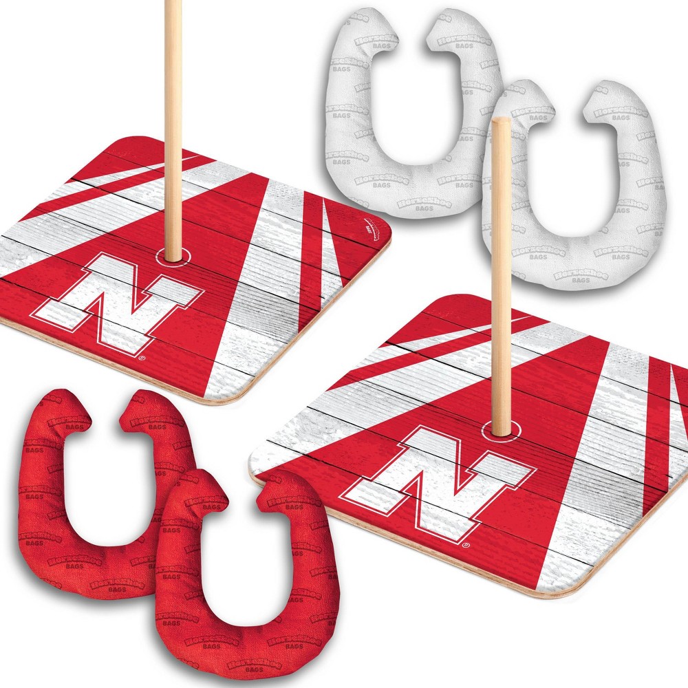 NCAA Nebraska Cornhuskers Horseshoe Bag Toss Game Set