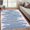 Washable Geometric Area Rug - Non-Slip Modern Abstract Carpet for Living Room, Bedroom, Dining - Farmhouse Style - 2 of 4