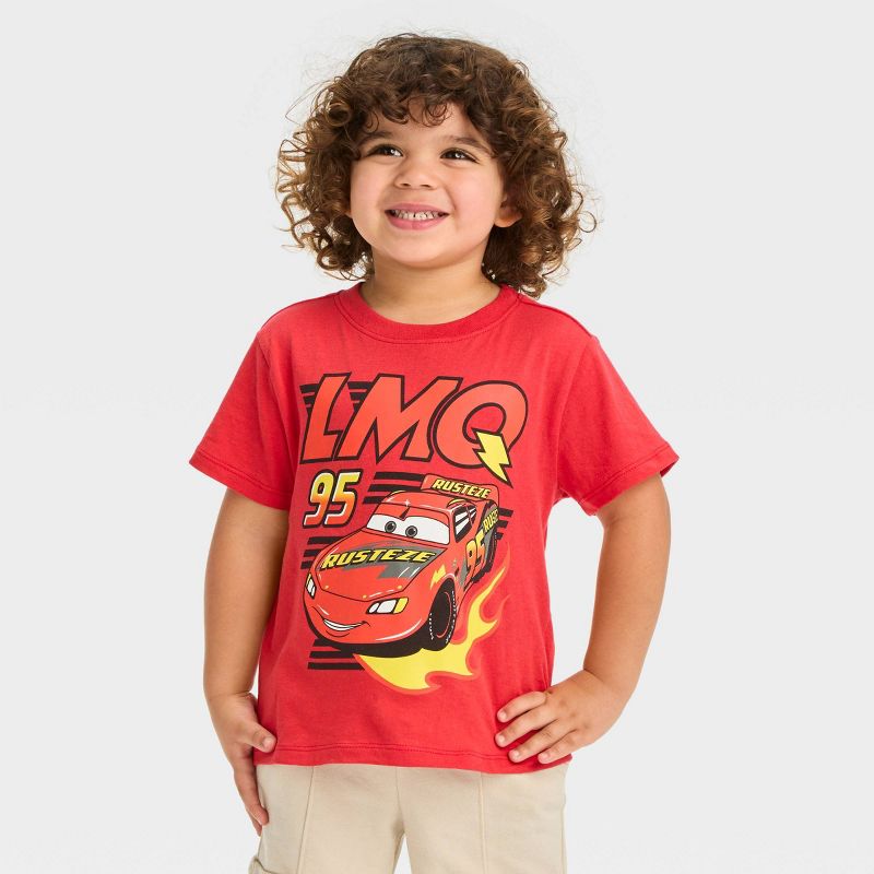 Toddler Boys' Disney Cars T-Shirt - Red, 1 of 6