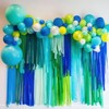 PartyWoo Crepe Paper Streamers Blue Pastel Green Lime White 8 Rolls 656 ft 1.8 Inch x 82 Ft Roll - 2 of 4
