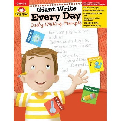 Giant Write Every Day - by  Evan-Moor Educational Publishers (Paperback)