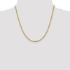 Black Bow Jewelry 2.3mm 14k Yellow Gold Beveled Solid Curb Chain Necklace - 2 of 4