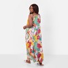 Rebdolls Women's Getaway Tropical Print Slip Maxi Dress - 3 of 4