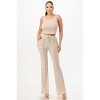 Slickblue Women’s Ribbed Tank & Pant Set, Functional Pockets, Co-ord Outfit, Everyday Wear, Color Options, Size S-L - 3 of 4