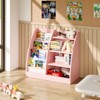 4 Tier Kids Bookshelf, Kids Book Shelf for Kids Rooms, Wood Children Bookcase,Baby Storage Book Rack,Toddler Bookshelf - 4 of 4